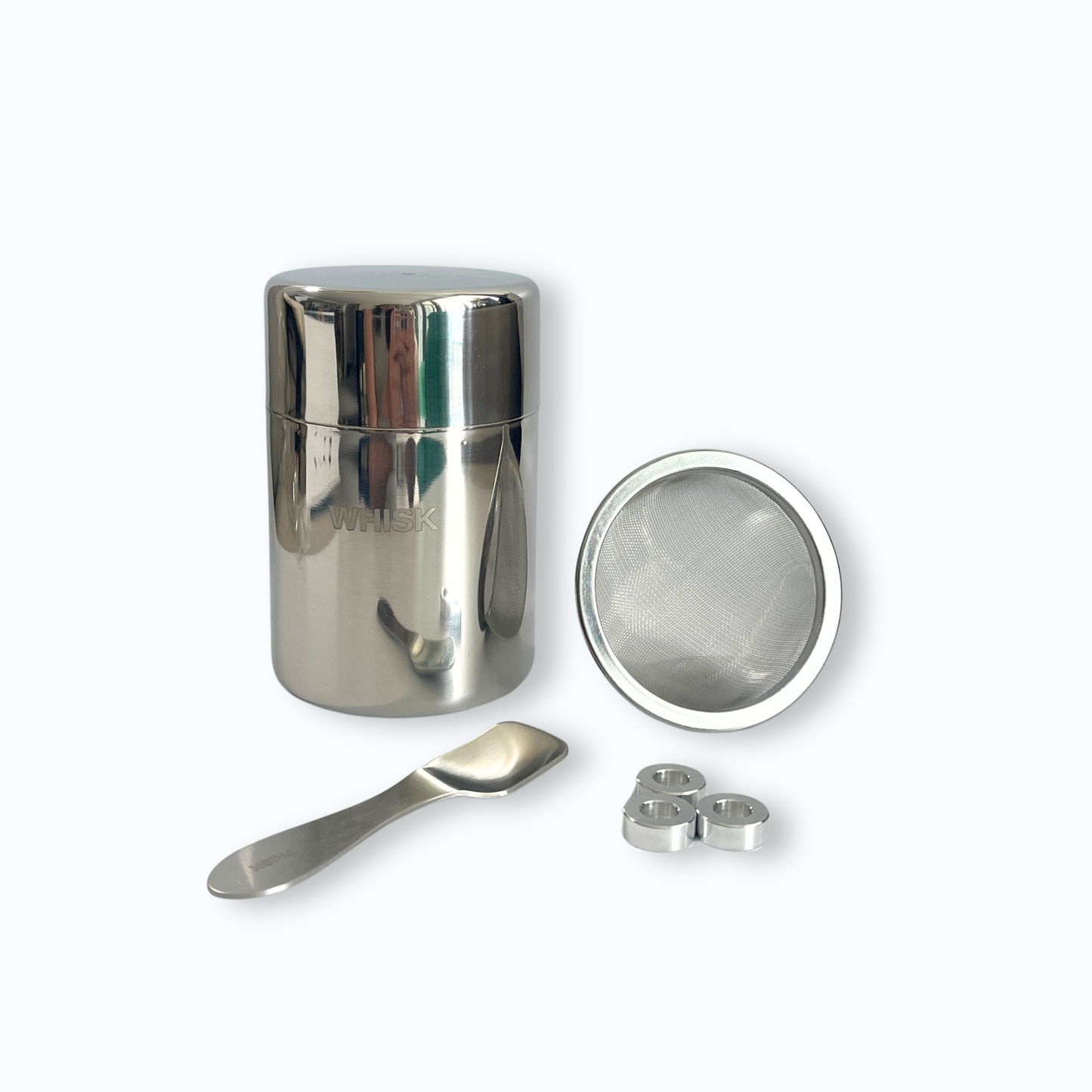 Matcha Sifter - Stainless Steel Tea Canister Set